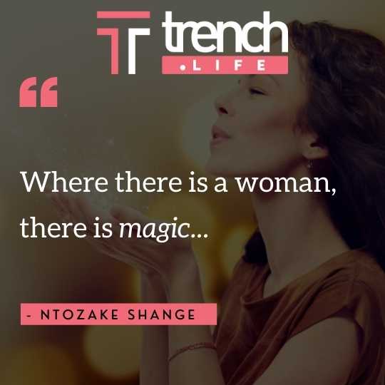 Quote about women - magic
